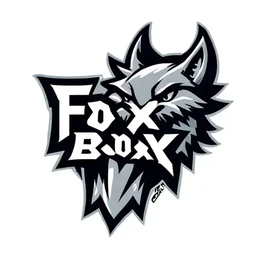 "Fox Box" battery pack logo tattoo design idea