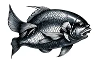 pisces and libra tattoo design idea