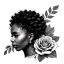 Black Owned tattoo design idea