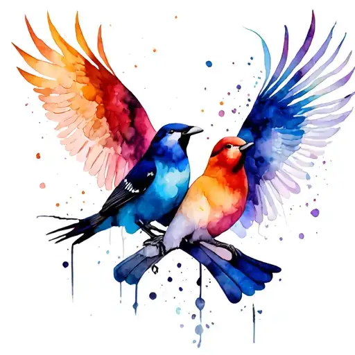 bob marley birds tattoo design idea