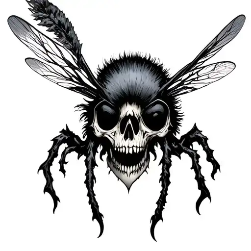 Beelzebub tattoo design idea