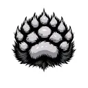 gay bear paw tattoo design idea