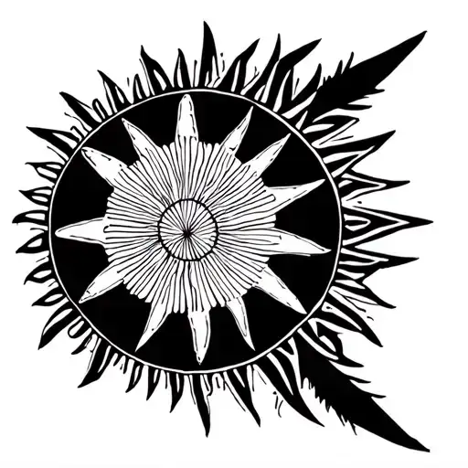 sun daphne and even tattoo design idea