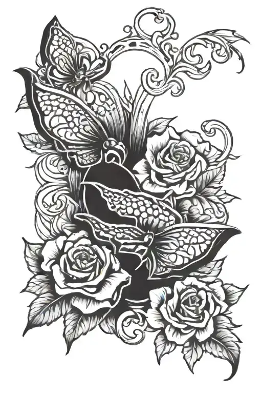 losing loved one tattoo design idea