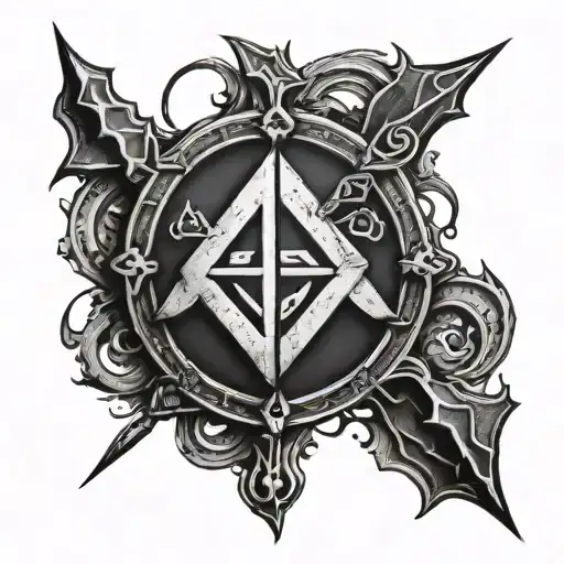 Bind Rune tattoo design idea