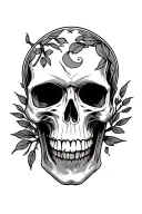 skull tattoo design idea