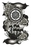 nautical tattoo design idea