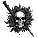 Black Parade tattoo design idea