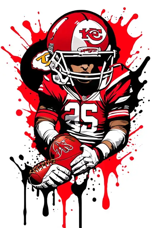 Please create a right arm sleeve tattoo that includes the following,1. Family and Friends, Sports, Chiefs & Braves, Go tattoo design idea