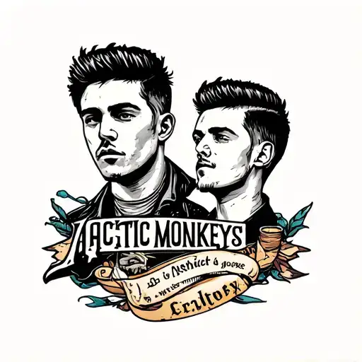 arctic monkeys tattoo design idea