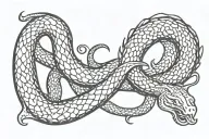 Jörmungandr wrapped tattoo design idea