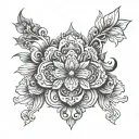 Submissive tattoo design idea