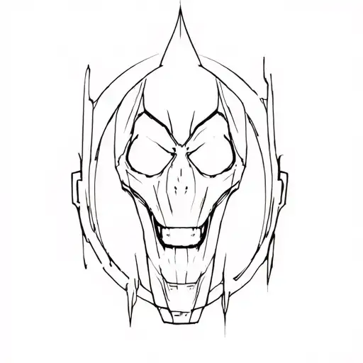 psycho from borderlands game tattoo design idea