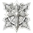 st Florian cross for Celtic tattoo design idea