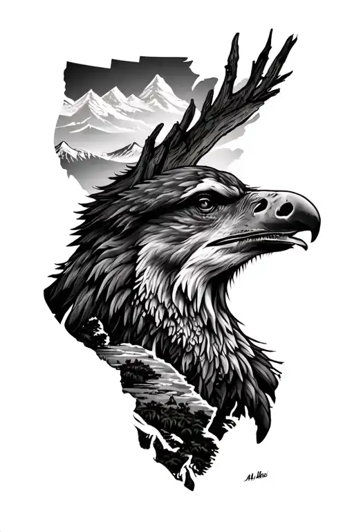 black and grey us national parks mashup tattoo design tattoo design idea