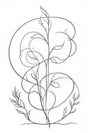 a symbol of strength resilience growth imperfections  tattoo design idea