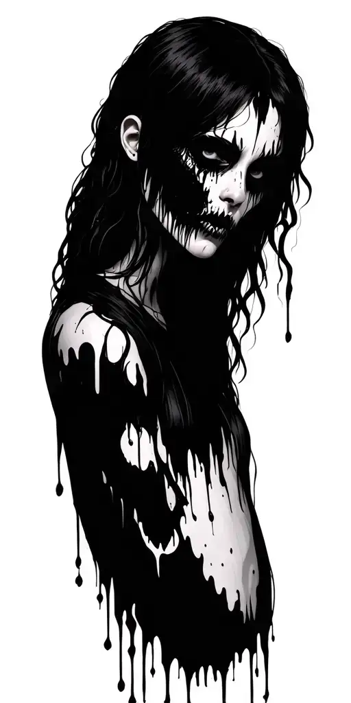 emo hell paint tattoo design idea