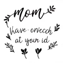 matching tattoos for best friends that are moms, like flowers, and have overcome many adversities in life tattoo design idea