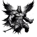 thors storm breaker tattoo design idea