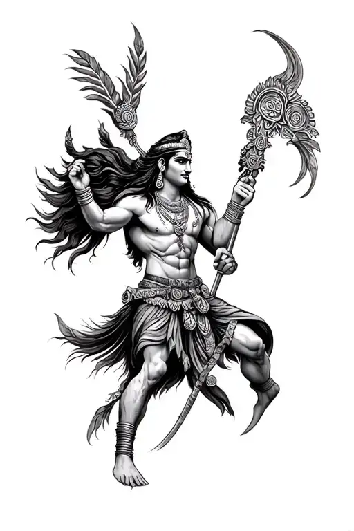 Mahabharat karan tattoo design idea