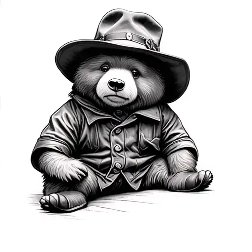 Paddington Bear tattoo design idea