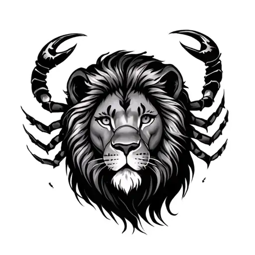 Jessica, Scorpio, lion, girly tattoo tattoo design idea