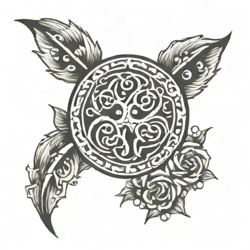 gaelic tattoo design idea