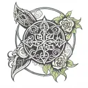 gaelic tattoo design idea