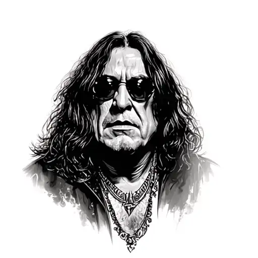 Ozzy Osbourne tattoo design idea