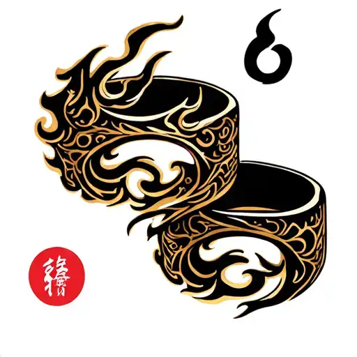 frenzied flame elden ring  tattoo design idea