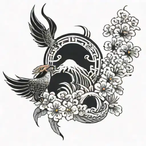 impermanence inspired tattoo design idea