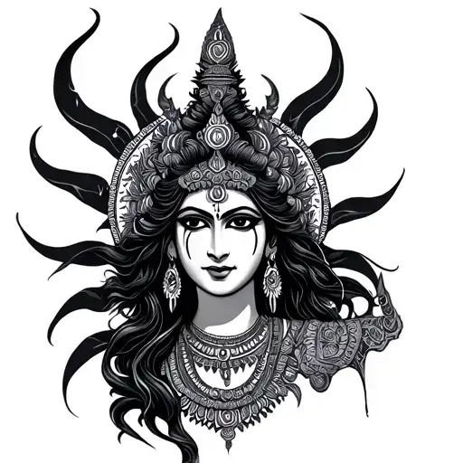Kali Goddess tattoo design idea