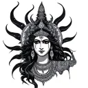 Kali Goddess tattoo design idea