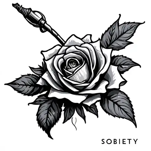 Sobriety tattoo design idea