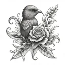 my grandmother who raised me but with whom it was sometimes complicated tattoo design idea