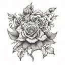 my grandmother who raised me but with whom it was sometimes complicated tattoo design idea