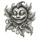 Emoji Like tattoo design idea