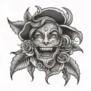 Emoji Like tattoo design idea