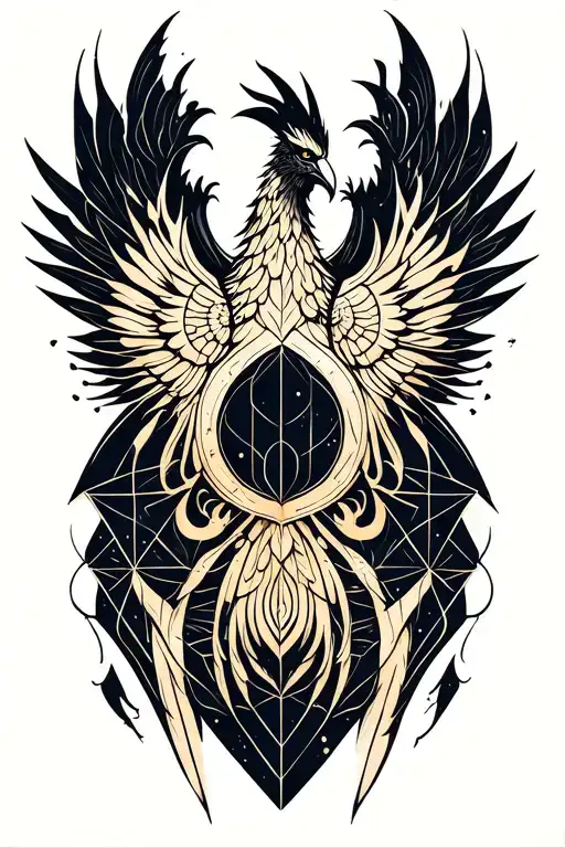 semicolon and phoenix tattoo design tattoo design idea