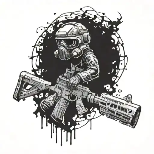 call of duty tattoo design idea