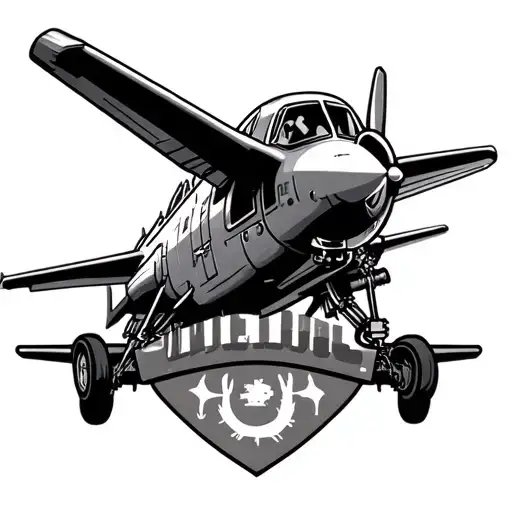 aircraft mechanic tattoo design idea