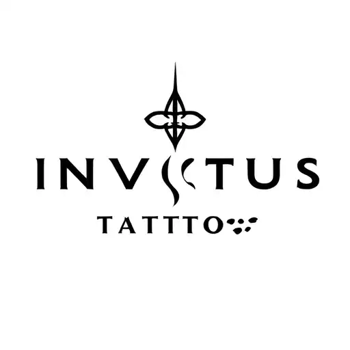 Invictus tattoo design idea