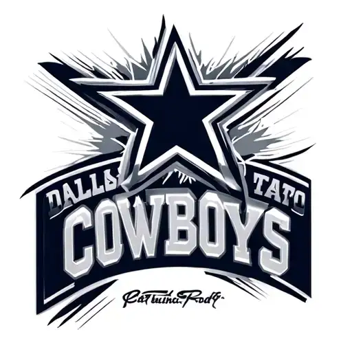 Dallas Cowboys Star tattoo design idea