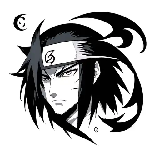 Curse Mark Sasuke tattoo design idea