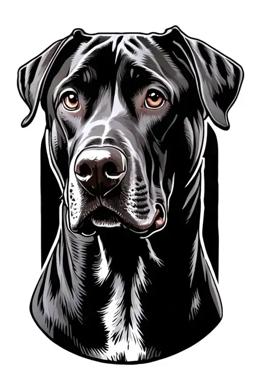 Rhodesian Ridgeback tattoo design idea