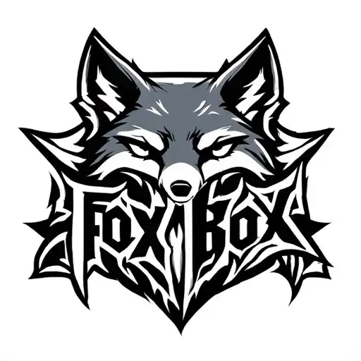 "Fox Box" "Fox Box" Product logo for a mobile satelite battery pack for the military. tattoo design idea