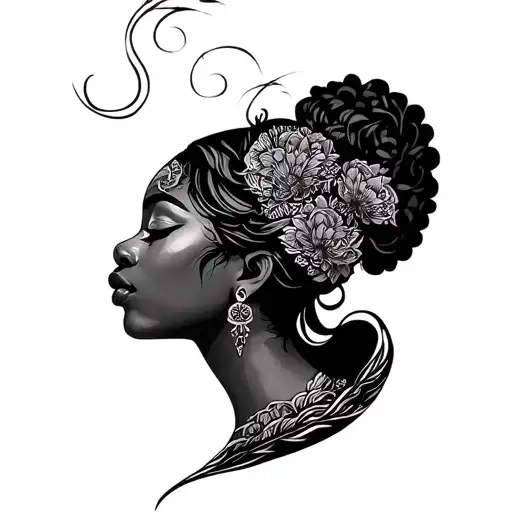 Oshun tattoo design idea