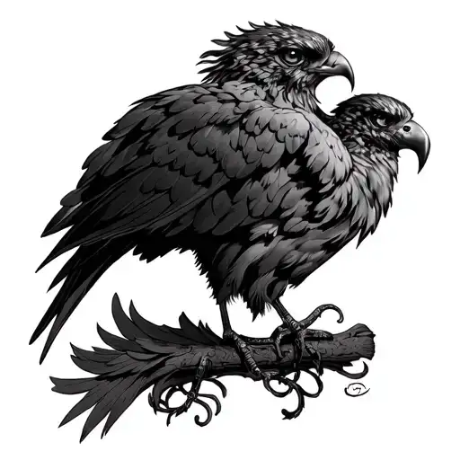 Harpy pin up sexy tattoo design idea