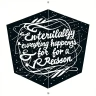Coordinates Quote "Eventually everything happens for a reason tattoo design idea