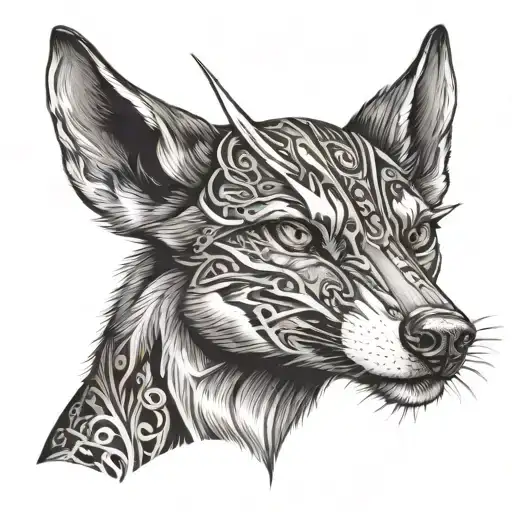 Hunting and welding tattoo design idea